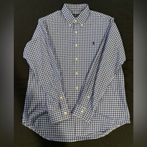 Blue Ralph Lauren long sleeve button down shirt